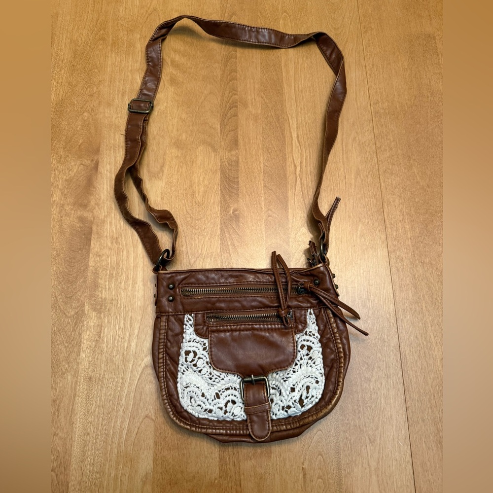 Brown Leather shoulder bag